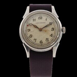 Vintage Girard-Perregaux Military Style Men's Automatic Wristwatch Swiss